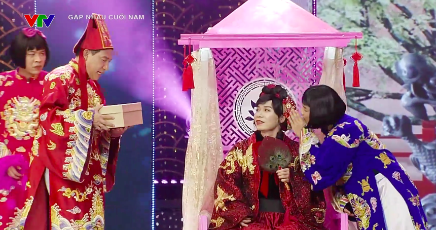 'Cô Đẩu' Công Lý trở lại 'Táo Quân', nói một câu cực đanh đá khiến khán giả rần rần! - Ảnh 2.