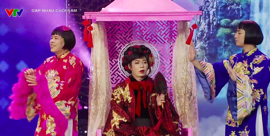 'Cô Đẩu' Công Lý trở lại 'Táo Quân', nói một câu cực đanh đá khiến khán giả rần rần! - Ảnh 1.