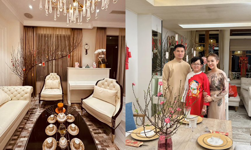 Biệt thự của các sao Việt ngày Tết: Nhà Cường Đô La siêu hoành tráng, Bảo Thy tự bắn pháo hoa  - Ảnh 3.