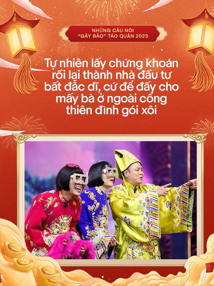 Những câu nói gây bão 'Táo quân 2023' - Ảnh 3.