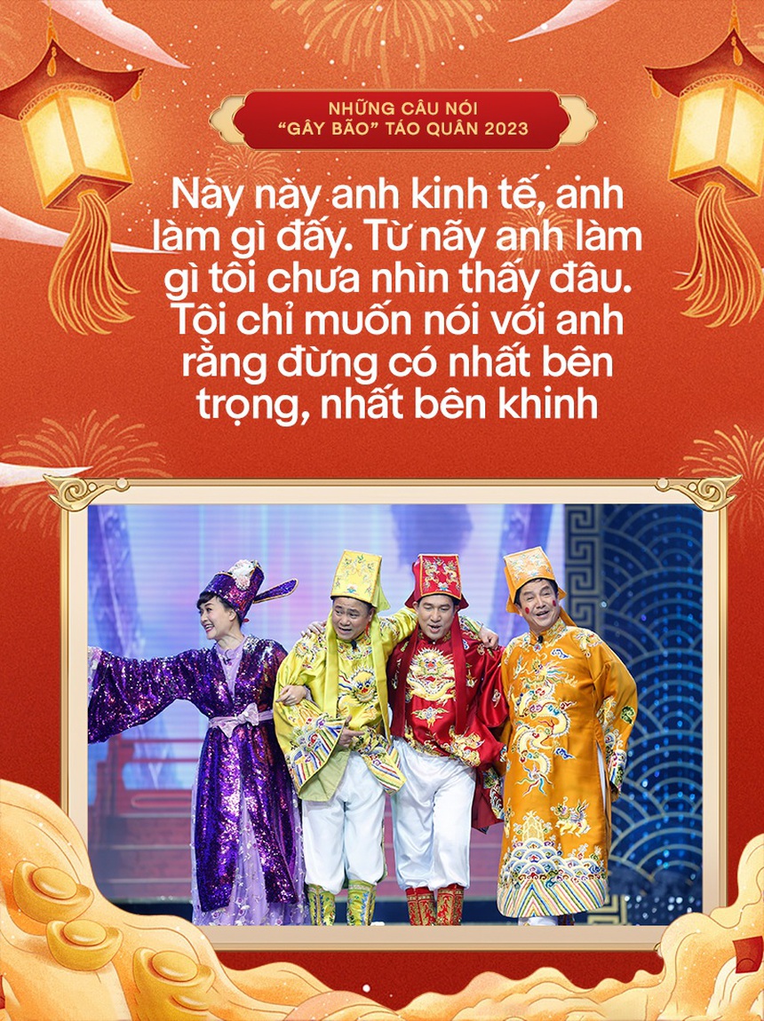 Những câu nói gây bão 'Táo quân 2023' - Ảnh 4.