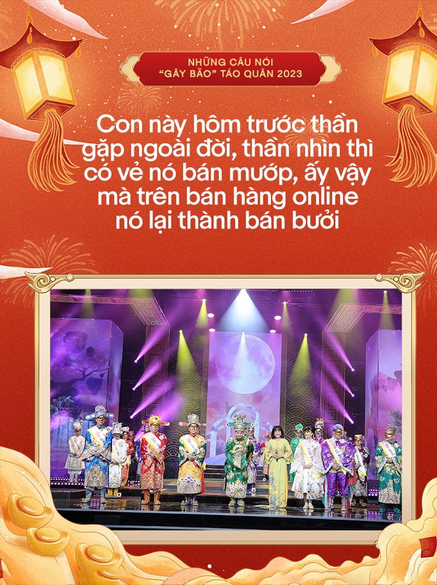 Những câu nói gây bão 'Táo quân 2023' - Ảnh 7.