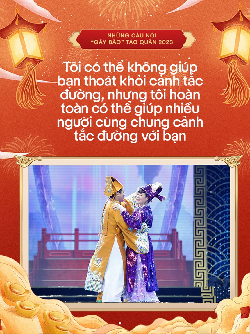 Những câu nói gây bão 'Táo quân 2023' - Ảnh 9.