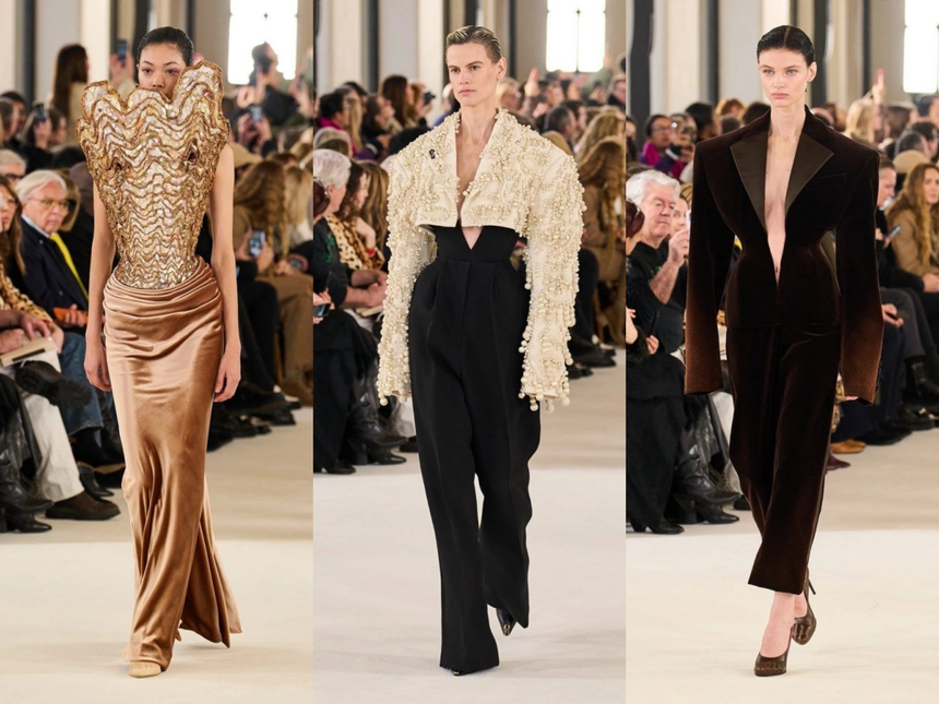 Show diễn gây tranh cãi nhất Tuần lễ thời trang Paris: Các thiết kế gắn đầu động vật hoang dã, Kylie Jenner 'hứng gạch' vì mặc chiếc váy này - Ảnh 1.