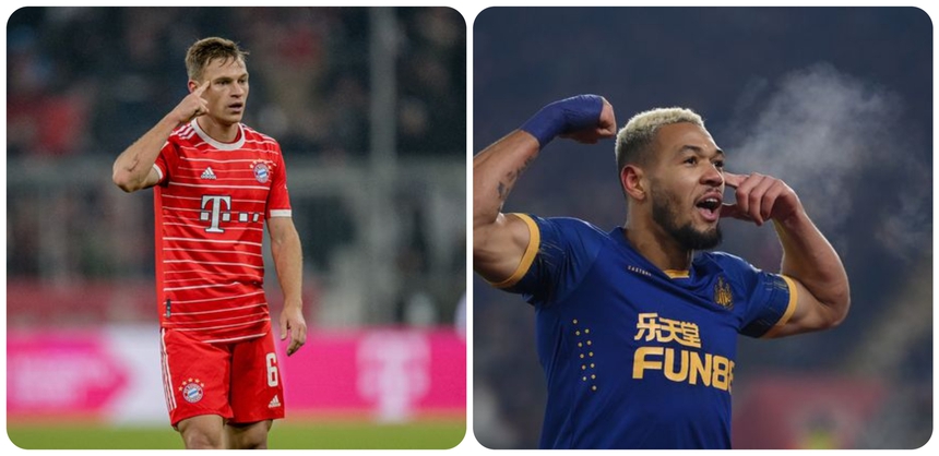 Kimmich và Joelinton cùng "bắt chước" kiểu ăn mừng của Rashford trong cùng một ngày Kimmich và Joelinton cùng "bắt chước" kiểu ăn mừng của Rashford trong cùng một ngày