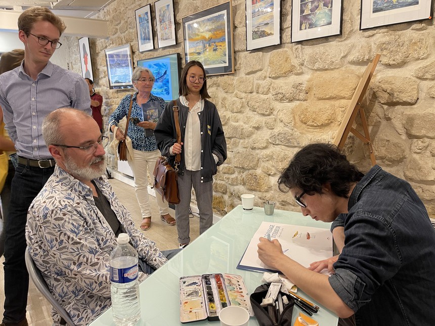 Xuân Quý Mão 2023: Mai Bách - Họa sĩ trẻ Việt Nam lập nghiệp trên đất Pháp - Ảnh 3.