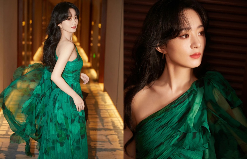 Triệu Lệ Dĩnh khoe giọng hát ngọt ngào, đứng yên một chỗ cũng gây sốt vì quá đẹp - Ảnh 2.