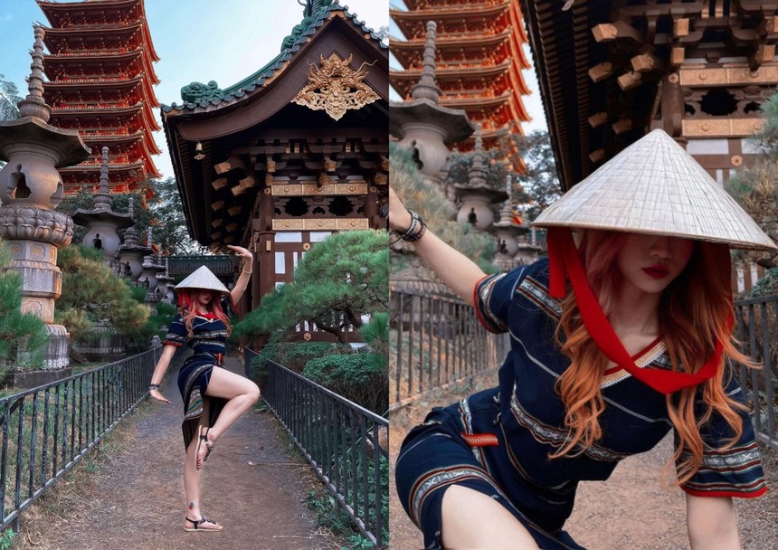 Trưởng thành hơn xưa, Lê Bống nhận nhiều lời khen khi diện đồ đi lễ chùa đầu xuân - Ảnh 1. Trưởng thành hơn xưa, Lê Bống nhận nhiều lời khen khi diện đồ đi lễ chùa đầu xuân - Ảnh 1.