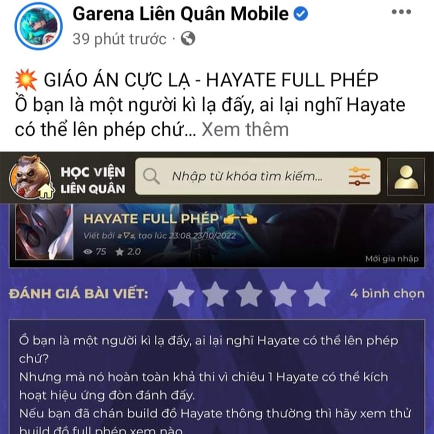 Loạt page lớn Liên Quân khiến game thủ phẫn nộ: Hết ‘Hayate full phép’ đến hướng dẫn sai, ai ý kiến liền bị cấm - Ảnh 1.