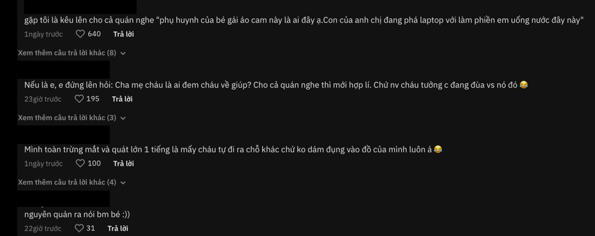 Cô gái sợ hãi “ôm chặt” laptop khi gặp phụ huynh không thèm trông coi, thả con đi quanh quán - Ảnh 7.