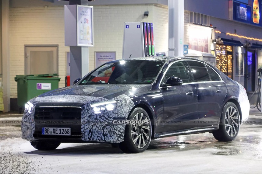 Mercedes-Benz E-Class sắp có đèn pha như xe điện - Ảnh 2.