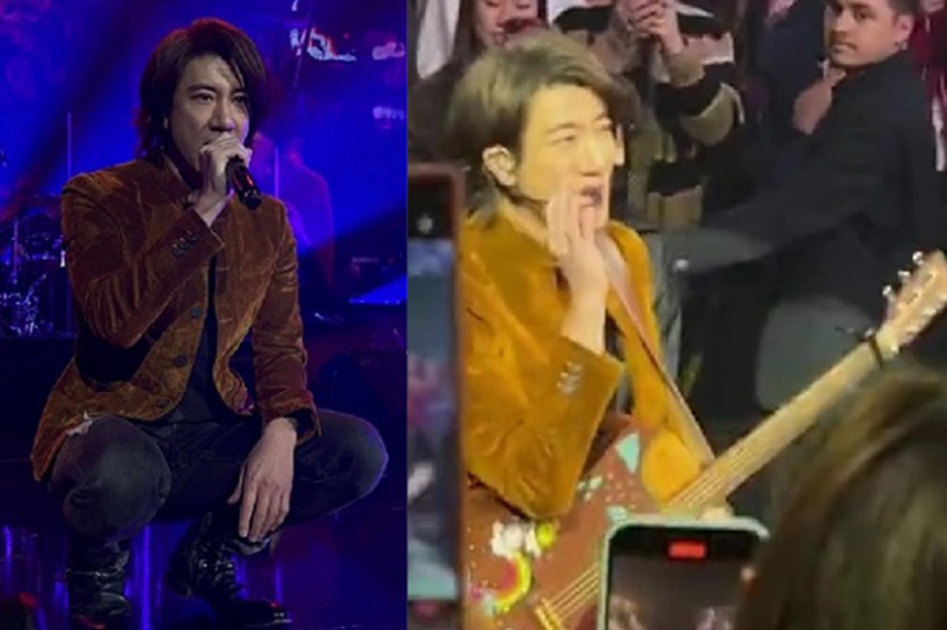 Vương Lực Hoành tái xuất, trình diễn ở Las Vegas, cảm ơn khán giả và thừa nhận đi sai đường - Ảnh 2.