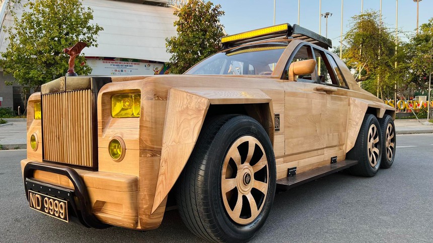 Ông bố Bắc Ninh chế tạo Rolls-Royce 6 bánh cực độc chở con trai đi chơi: Dài hơn cả Kia Morning, chi phí hơn 300 triệu đồng - Ảnh 4.