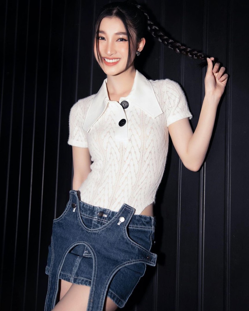 Thu nhập ''khủng'' nhưng Á hậu Phương Nhi chỉ diện đồ local brand, có bộ giá cực rẻ chỉ vài trăm nghìn  - Ảnh 7.