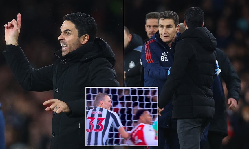 HLV Arteta đòi 2 quả phạt đền cho Arsenal - Ảnh 2. HLV Arteta đòi 2 quả phạt đền cho Arsenal - Ảnh 2.