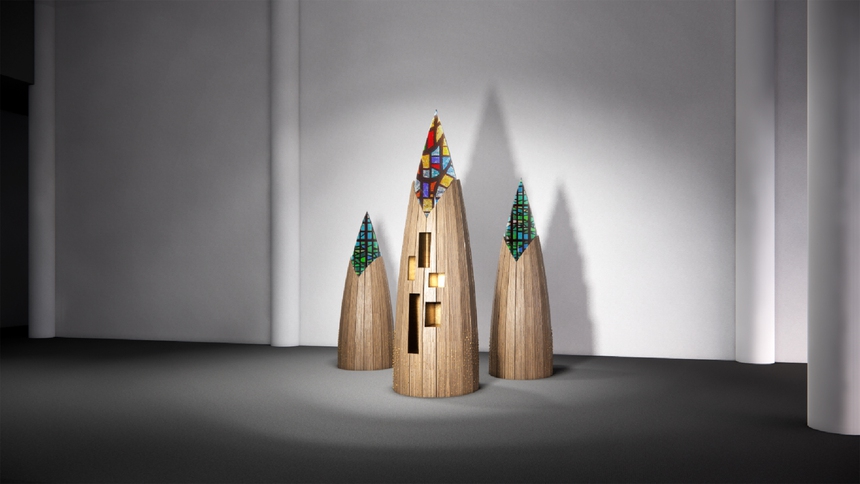 Triển lãm 'Khải huyền' của Bùi Hải Sơn: Những chiêm nghiệm siêu hình về hạt lúa - Ảnh 4.