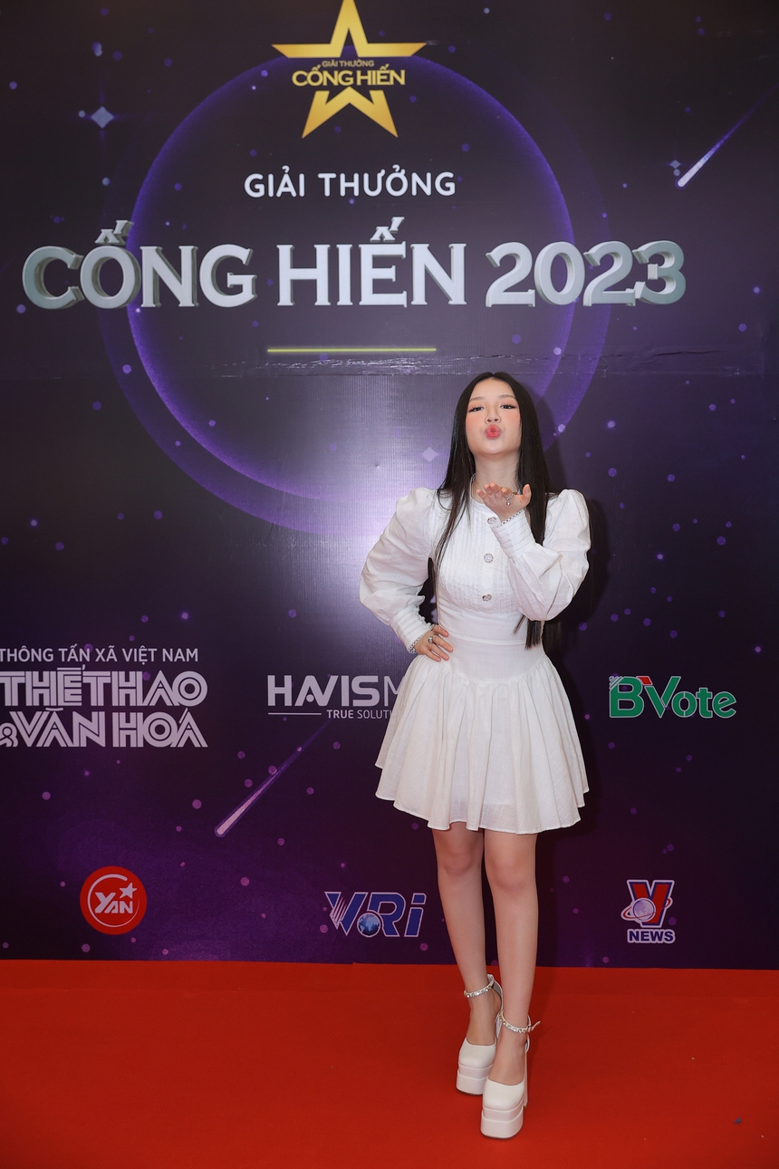 Ca sĩ Amee góp mặt trong ba hạng mục đề cử tại Giải thưởng Cống hiến 2023 - Ảnh 1. Ca sĩ Amee góp mặt trong ba hạng mục đề cử tại Giải thưởng Cống hiến 2023 - Ảnh 1.