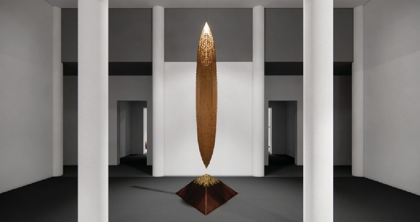 Triển lãm 'Khải huyền' của Bùi Hải Sơn: Những chiêm nghiệm siêu hình về hạt lúa - Ảnh 2.