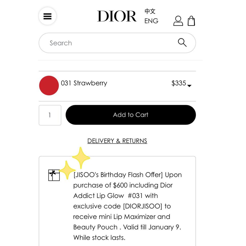 Mừng sinh nhật Jisoo, Dior có biệt đãi lạ chưa từng có, Cartier cũng không chịu lép vế khi tặng quà đặc biệt - Ảnh 1. Mừng sinh nhật Jisoo, Dior có biệt đãi lạ chưa từng có, Cartier cũng không chịu lép vế khi tặng quà đặc biệt - Ảnh 1.