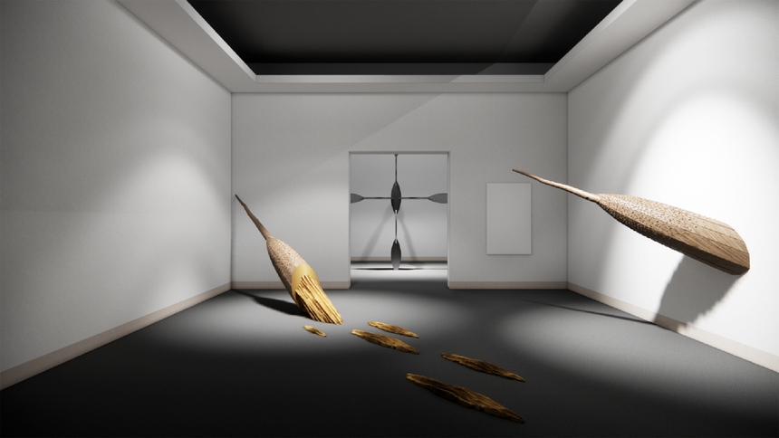 Triển lãm 'Khải huyền' của Bùi Hải Sơn: Những chiêm nghiệm siêu hình về hạt lúa - Ảnh 6.