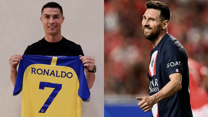 Messi có thể xô đổ 5 kỉ lục của Ronaldo - Ảnh 1.