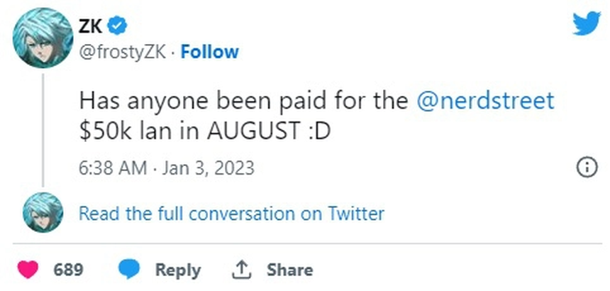 Hàng loạt tuyển thủ Esports lên MXH kêu trời vì bị nợ tiền thưởng - Ảnh 1.