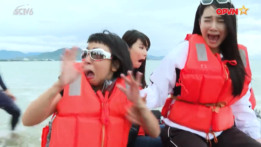 Diễm My 9X, Thiên Ân phì cười khi Linh Ngọc Đàm sợ chết ở 'Sao nhập ngũ' - Ảnh 2.