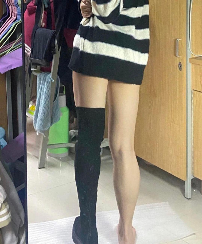 Cô gái chứng minh sự kỳ diệu của boots đùi: từ chân voi hoá thon gòngeregve - Ảnh 4. Cô gái chứng minh sự kỳ diệu của boots đùi: từ chân voi hoá thon gòngeregve - Ảnh 4.