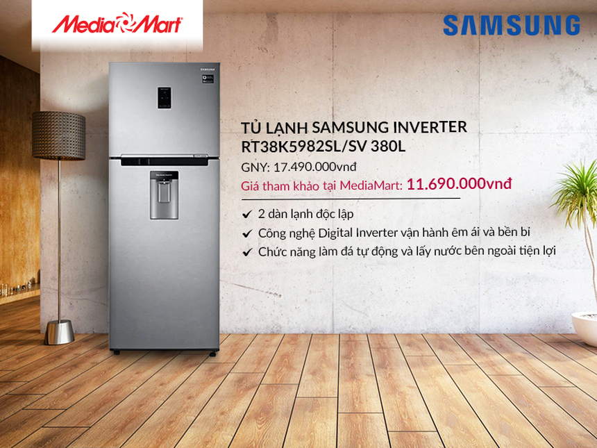 TOP 5 tủ lạnh dung tích lớn bán chạy dịp Tết - Ảnh 3.