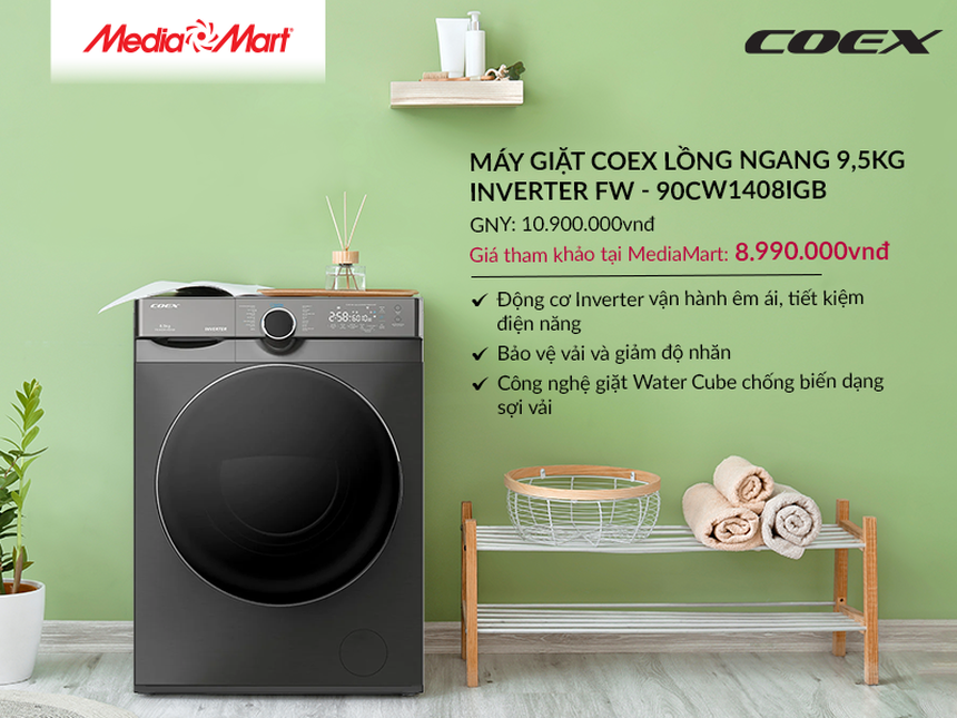 Top 5 máy giặt lồng ngang giảm sâu trước Tết, giá chỉ từ 7,99 triệu đồng - Ảnh 5.