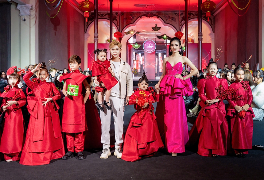 Á khôi Minh Anh làm vedette cho BST 'Cảm hứng văn hoá Việt' - Ảnh 6.