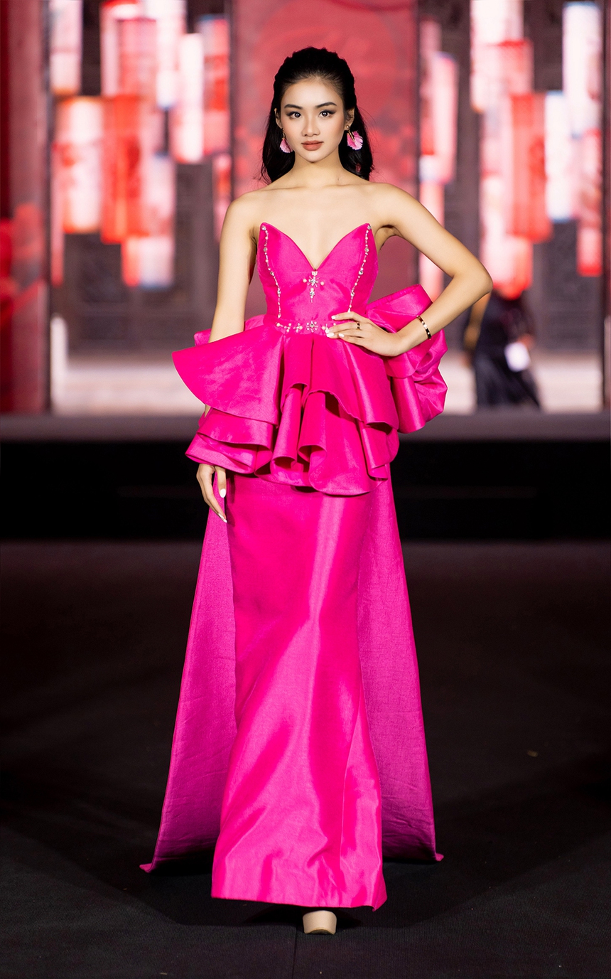 Á khôi Minh Anh làm vedette cho BST 'Cảm hứng văn hoá Việt' - Ảnh 3.