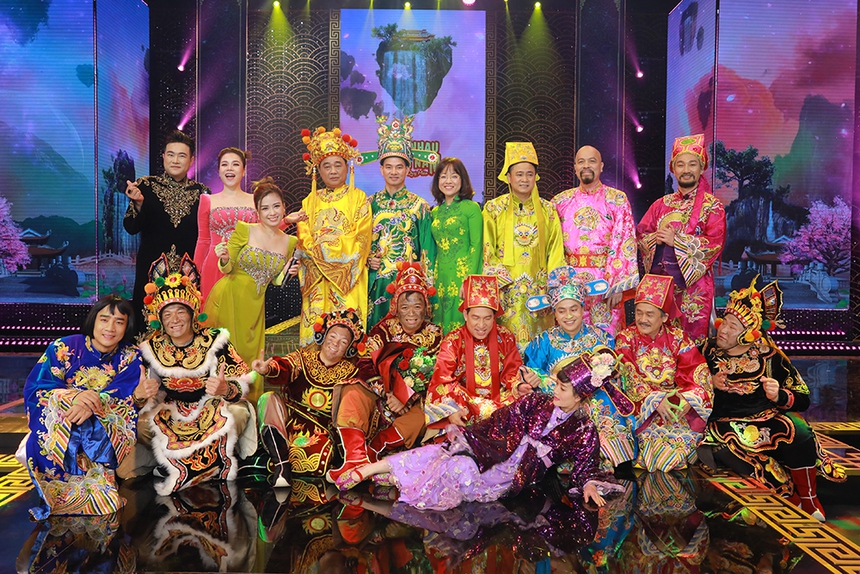 Hậu trường Táo quân 2023: Các Táo thi hoa hậu, 'Ngọc Hoàng' Quốc Khánh lo lắng - Ảnh 10.