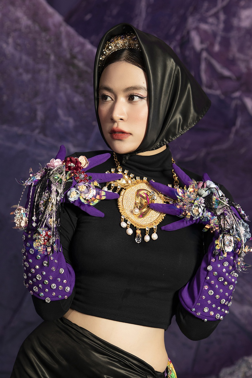 Thiều Bảo Trâm - Kaity Nguyễn cùng 'đu trend' hit của Hoàng Thùy Linh, liệu nhan sắc ai nhỉnh hơn ai? - Ảnh 1.