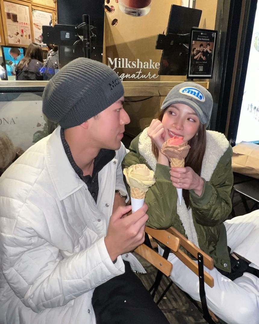 Cặp đôi Baifern - Nine "chiêu đãi" fans loạt khoảnh khắc ngọt ngào bên nhau ở trời Tây sau khi chính thức hẹn hò - Ảnh 2.