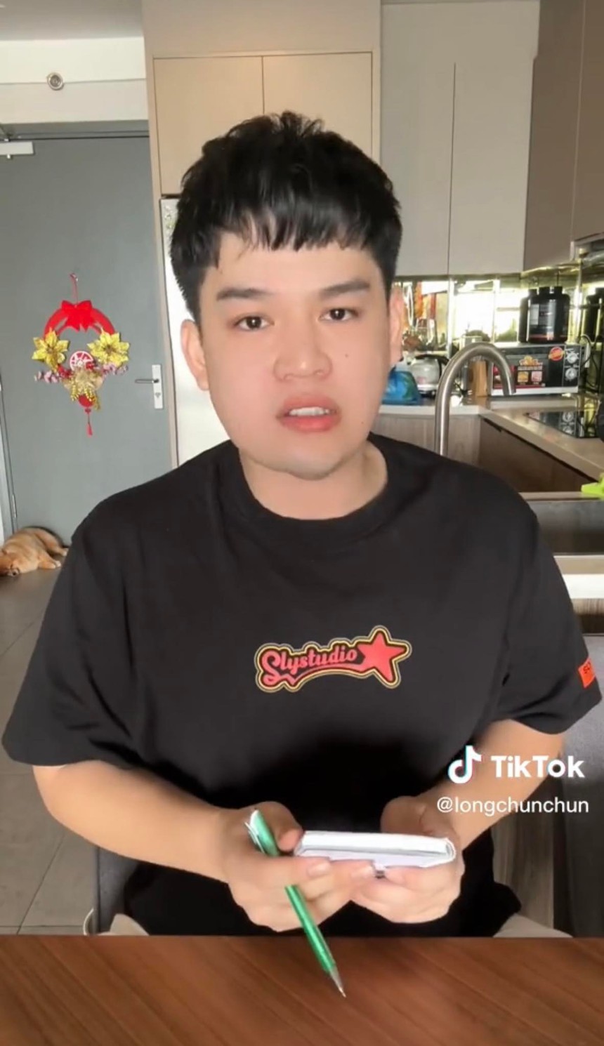 Long Chun liệt kê toàn bộ chi tiêu, giải thích rõ phát ngôn "Lương 10 triệu/tháng không thể sống nổi" - Ảnh 2.