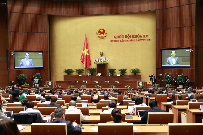 Ngày làm việc cuối cùng của Kỳ họp bất thường lần thứ 2, Quốc hội khóa XV - Ảnh 1.