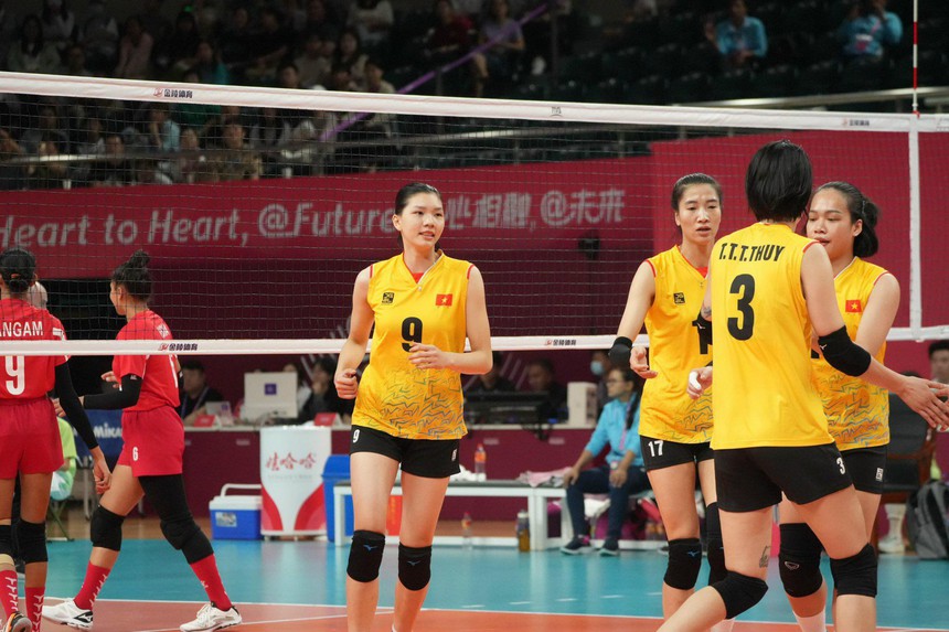 Kết quả bóng chuyền ASIAD 2023 hôm nay: Việt Nam ngược dòng ngoạn mục Hàn Quốc - Ảnh 3.