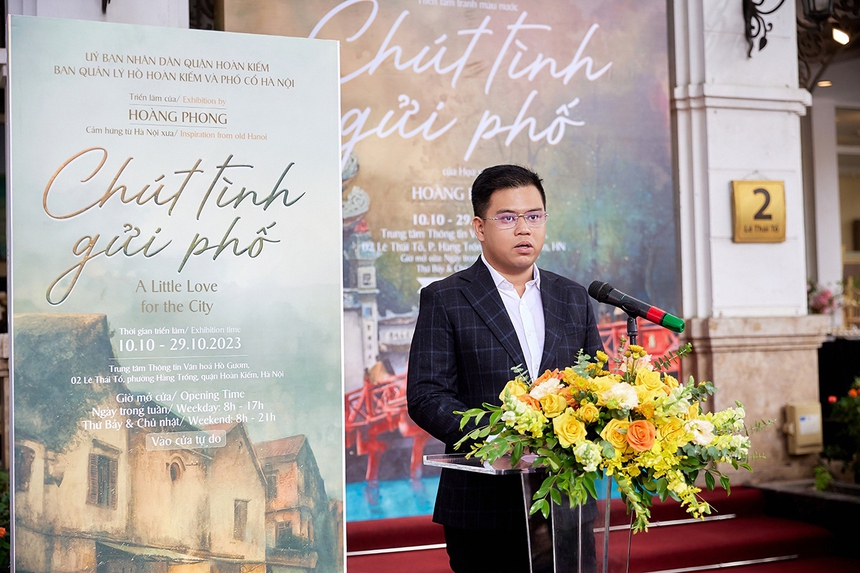 Họa sĩ trẻ Hoàng Phong: Tình yêu đặc biệt của một người con phương Nam dành cho Hà Nội - Ảnh 3.