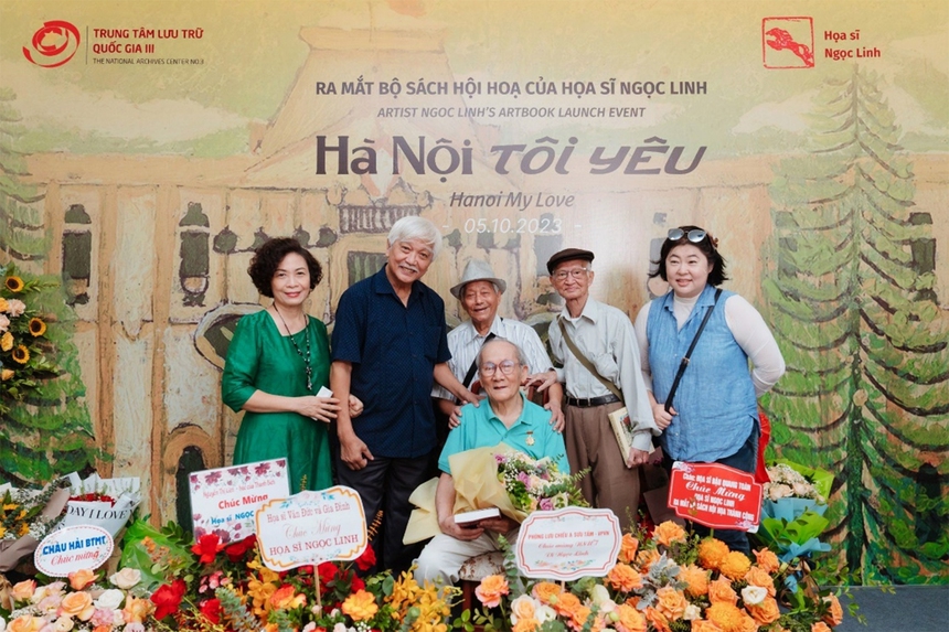 Họa sĩ Ngọc Linh - Vời vợi một tình yêu Hà Nội - Ảnh 2. Họa sĩ Ngọc Linh - Vời vợi một tình yêu Hà Nội - Ảnh 2.