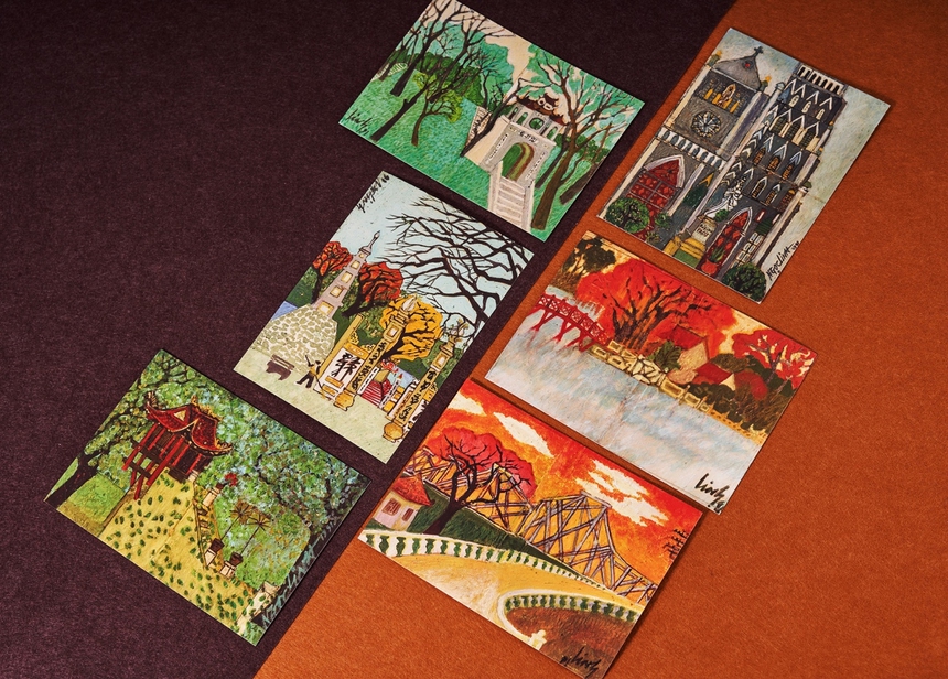 Họa sĩ Ngọc Linh - Vời vợi một tình yêu Hà Nội - Ảnh 9. Họa sĩ Ngọc Linh - Vời vợi một tình yêu Hà Nội - Ảnh 9.