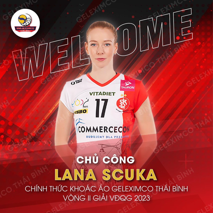 Kiều Trinh sắp so tài với chủ công tài năng người Slovenia Lana Scuka, ngoại binh vừa kí hợp đồng thi đấu cho Geleximco Thái Bình ở vòng 2 giải bóng chuyền nữ VĐQG 2023