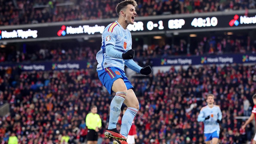 Kết quả vòng loại EURO 2024: Tây Ban Nha đoạt vé đến VCK, Croatia thất bại trước Wales - Ảnh 2.