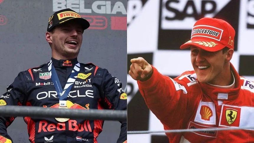 Đua xe Công thức 1: Max Verstappen thực sự giống… Michael Schumacher - Ảnh 1. Đua xe Công thức 1: Max Verstappen thực sự giống… Michael Schumacher - Ảnh 1.