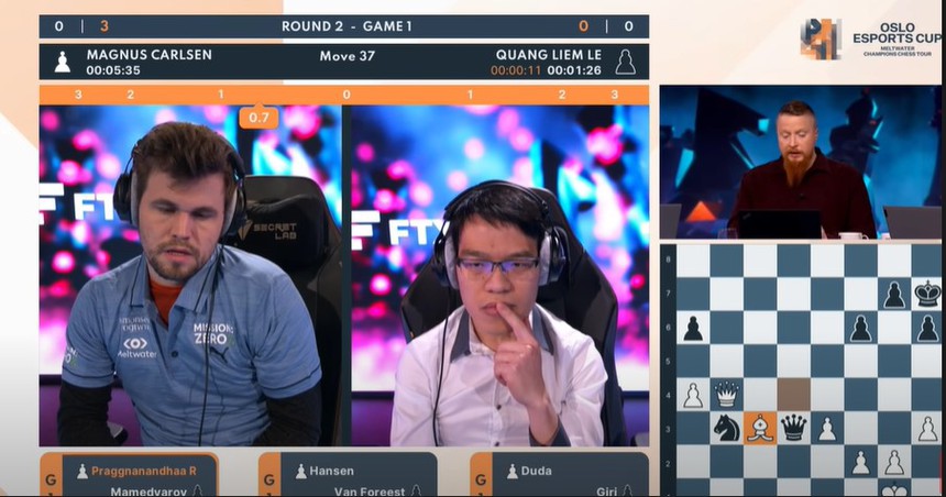 Kỳ thủ Việt Nam tạo địa chấn khi lần đầu thắng nhà vô địch thế giới, báo quốc tế tốn giấy mực để nói về trận đấu - Ảnh 2.