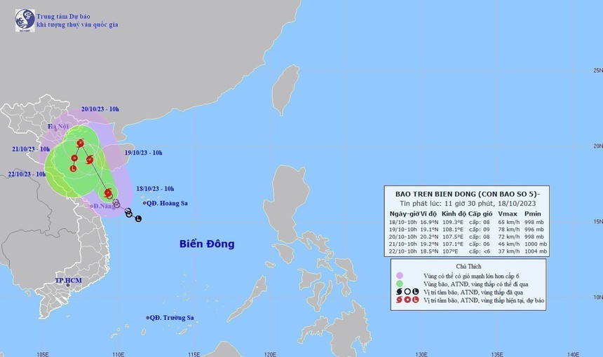 Bắc Bộ đón gió mùa Đông Bắc, bão số 5 mạnh cấp 8, giật cấp 10 - Ảnh 1.