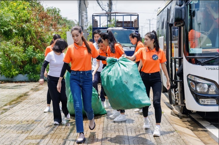 Miss Earth Việt Nam 2023: Dàn người đẹp GenZ 'sốc' trước những trải nghiệm môi trường sống - Ảnh 1.