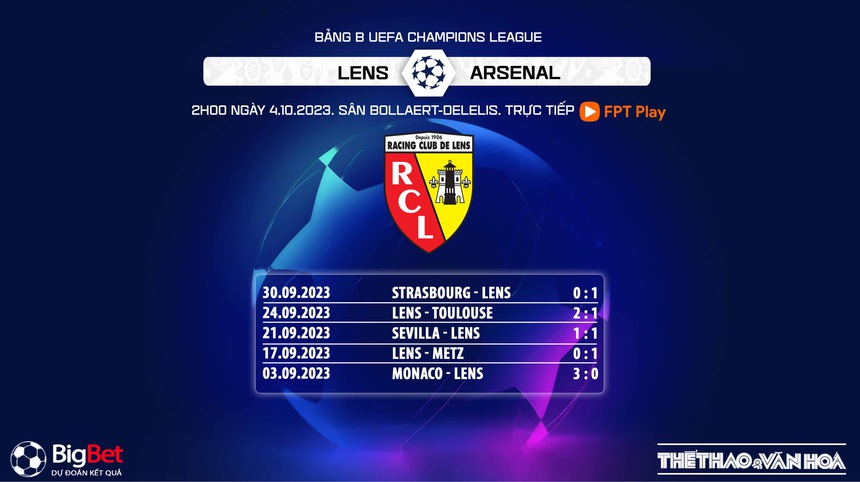 Nhận định bóng đá Lens vs Arsenal (2h00, 4/10), vòng bảng Cúp C1 - Ảnh 5.