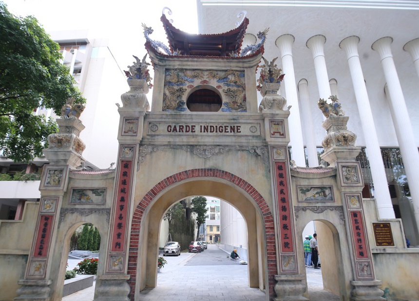 Đề cử Giải Bùi Xuân Phái - Vì tình yêu Hà Nội lần 16 - 2023: Cổng trại Bảo An Binh - cầu nối giữa quá khứ và hiện tại - Ảnh 2.