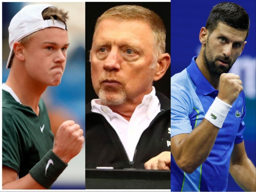 Huyền thoại Boris Becker trở lại nghiệp HLV: Khi Holger Rune mơ kế tục Djokovic - Ảnh 1. Huyền thoại Boris Becker trở lại nghiệp HLV: Khi Holger Rune mơ kế tục Djokovic - Ảnh 1.